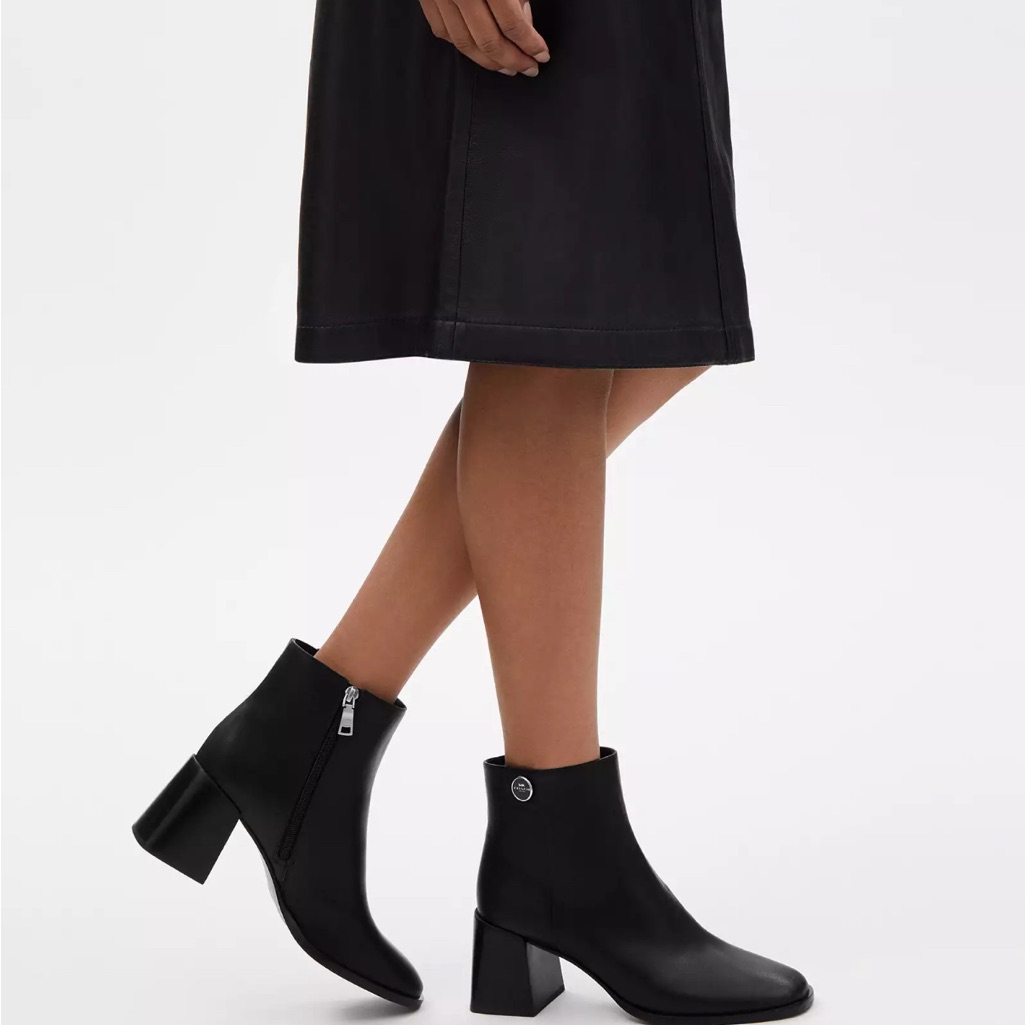 Coach Shana Leather Bootie Nwt New In Box 8.5
